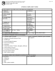 Document preview: Form AA-95 Citizen Complaint Form - California