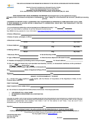 Document preview: Form 401-279A Application for Local Business Tax Receipt - Broward County, Florida