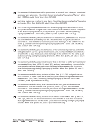 Form EXP102 Notice of Hearing and Petition for Expungement - Minnesota, Page 4