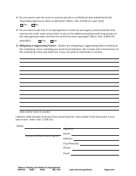 Form EXP102 Notice of Hearing and Petition for Expungement - Minnesota, Page 6