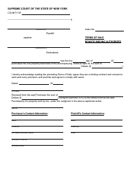 Terms of Sale - Remote Bidding Authorized - New York, Page 5