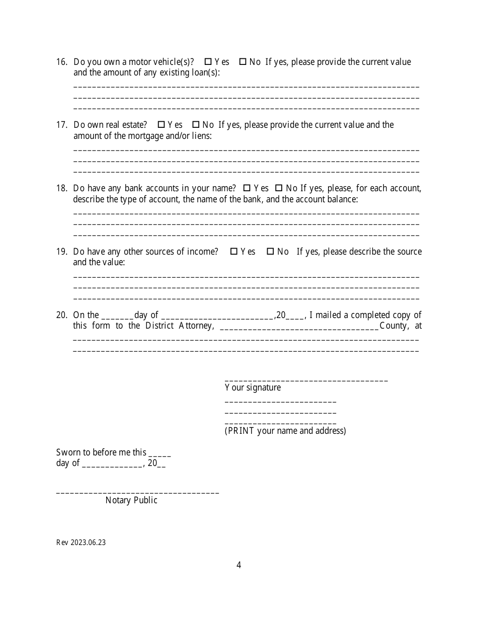 Notice of Motion for Leave to Prosecute the Appeal as a Poor Person  Assignment of Counsel - New York, Page 4