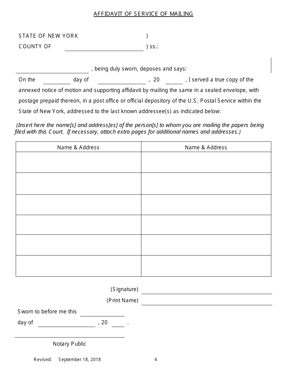 All Purpose Motion - Civil - New York, Page 4