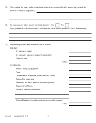 Application for Poor Person Status and Assignment of Counsel - New York, Page 4