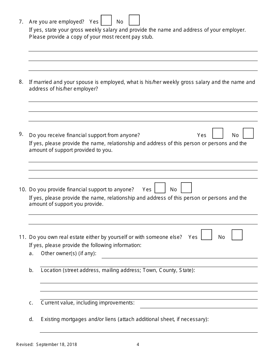 Notice of Motion for Permission to Proceed as Poor Person on Appeal and to Have the Appeal Heard on the Original Board File - New York, Page 4