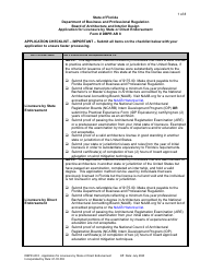 Form DBPR AR8 Application for Licensure by State or Direct Endorsement - Florida, Page 2