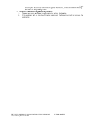 Form DBPR AR8 Application for Licensure by State or Direct Endorsement - Florida, Page 4