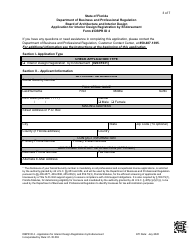 Form DBPR ID4 Application for Interior Design Registration by Endorsement - Florida, Page 4