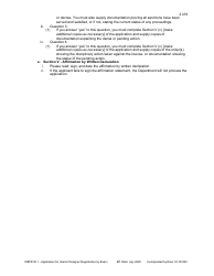 Form DBPR ID1 Application for Interior Designer Registration by Exam - Florida, Page 3