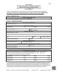 Form DBPR ID1 Application for Interior Designer Registration by Exam - Florida, Page 4