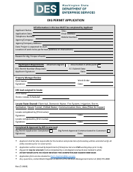 Document preview: Dig Permit Application - Washington