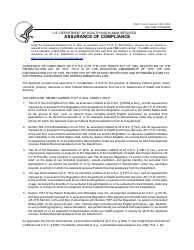 Document preview: Form HHS690 Assurance of Compliance