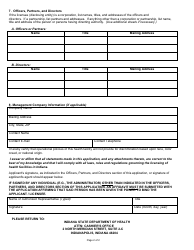 State Form 1714 Application for Renewal of Health Facility License - Indiana, Page 2