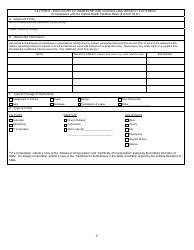 State Form 8200 Application for License to Operate a Health Facility - Indiana, Page 3