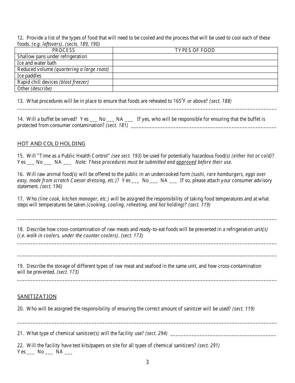 State Form 50004 Plan Review Questionnaire - Indiana, Page 3