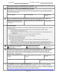 State Form 55317 Indiana Physician Orders for Scope of Treatment (Post) - Indiana, Page 2