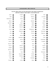 State Form 53209 Branch Questionnaire for a Home Health Agency - Indiana, Page 11