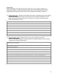 State Form 53209 Branch Questionnaire for a Home Health Agency - Indiana, Page 6