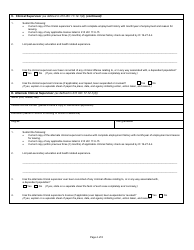 State Form 4008 Application for License to Operate a Home Health Agency - Indiana, Page 4