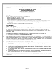 State Form 4008 Application for License to Operate a Home Health Agency - Indiana, Page 8