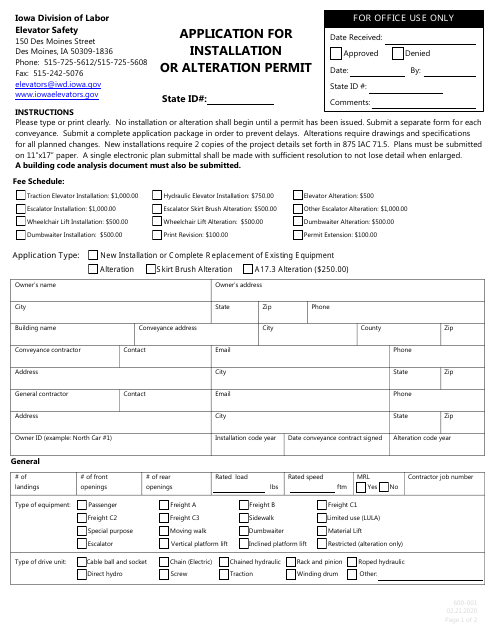 Form 600-001  Printable Pdf