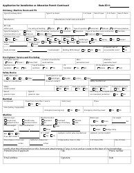 Form 600-001 Application for Installation or Alteration Permit - Iowa, Page 2