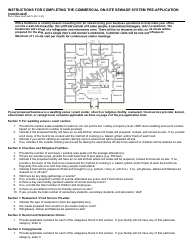 State Form 56275 Commercial on-Site Sewage System Pre-application - Indiana, Page 2