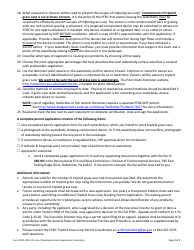 Instructions for Form PFBC-TGC005 Triploid Grass Carp Permit Application - Pennsylvania, Page 2