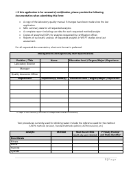 State Form 56453 Drinking Water Chemistry Pre-audit Information Request - Indiana, Page 3