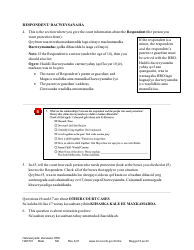 Form HAR101 Instructions - Asking for a Harassment Restraining Order (Hro) - Minnesota (English/Somali), Page 13