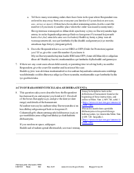 Form HAR101 Instructions - Asking for a Harassment Restraining Order (Hro) - Minnesota (English/Somali), Page 14