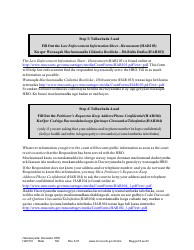 Form HAR101 Instructions - Asking for a Harassment Restraining Order (Hro) - Minnesota (English/Somali), Page 19