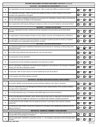 DA Form 7913 Records Management Program Assessment Checklist, Page 2