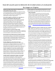 Herramienta De Deteccion Y Evaluacion Del Riesgo De La Tuberculosis (Tb) En Virginia Para Ninos Menores De 6 Anos - Virginia (Spanish), Page 2