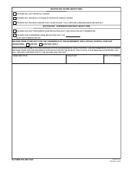 DA Form 7872 Involuntary Reassignment, Reattachment, and/or Reclassification, Page 6