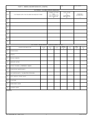 DA Form 4831-R Calibration and Repair Program Report, Page 2