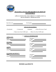 Application for Concurrency Compliance &amp; Development Order Review - Okaloosa County, Florida, Page 6
