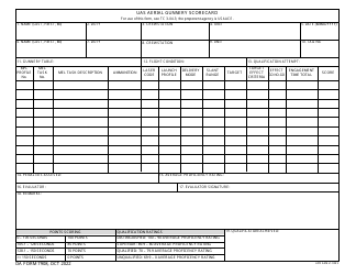 Document preview: DA Form 7908 Uas Aerial Gunnery Scorecard