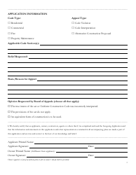 Board of Appeals Application for Hearing - Bethlehem Township, Pennsylvania, Page 2