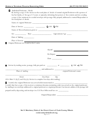 Form CCG0143 Motion to Terminate Firearms Restraining Order - Cook County, Illinois, Page 3