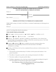 Document preview: Form CCP0237 Order on Petition to Terminate Guardianship - Cook County, Illinois