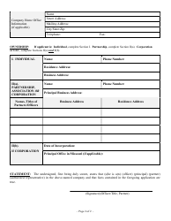 Renewal Application for Consumer Credit Loans Small Loan Certificate of Registration Chapter 367 - Missouri, Page 3