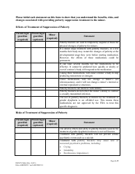 Form DH5079-MQA Patient Information and Informed Parental Consent and Assent for Minors - Puberty Suppression Treatment for Patients With Gender Dysphoria - Florida, Page 4