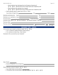 Form DDD-0191A Incident Report - Arizona, Page 4