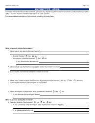 Form DDD-0191A Incident Report - Arizona, Page 7