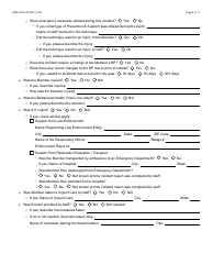 Form DDD-0191A Incident Report - Arizona, Page 8
