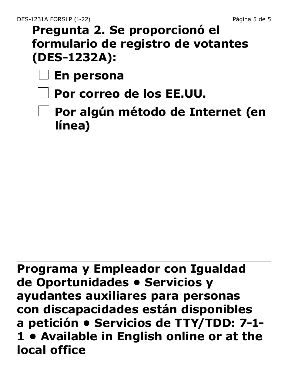 Form FAA-1821A-SLP Solicitud De Asistencia Nutricional Proyecto De Solicitud Simplificada Para Personas De Tercera Edad (Esap Por Sus Siglas En Ingles) (Letra Grande) - Arizona, Page 39