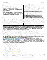 Formulario FAA-1826A-S Solicitud De Representante Autorizado(A) Para Asistencia Nutricional (Na) - Arizona (Spanish), Page 2