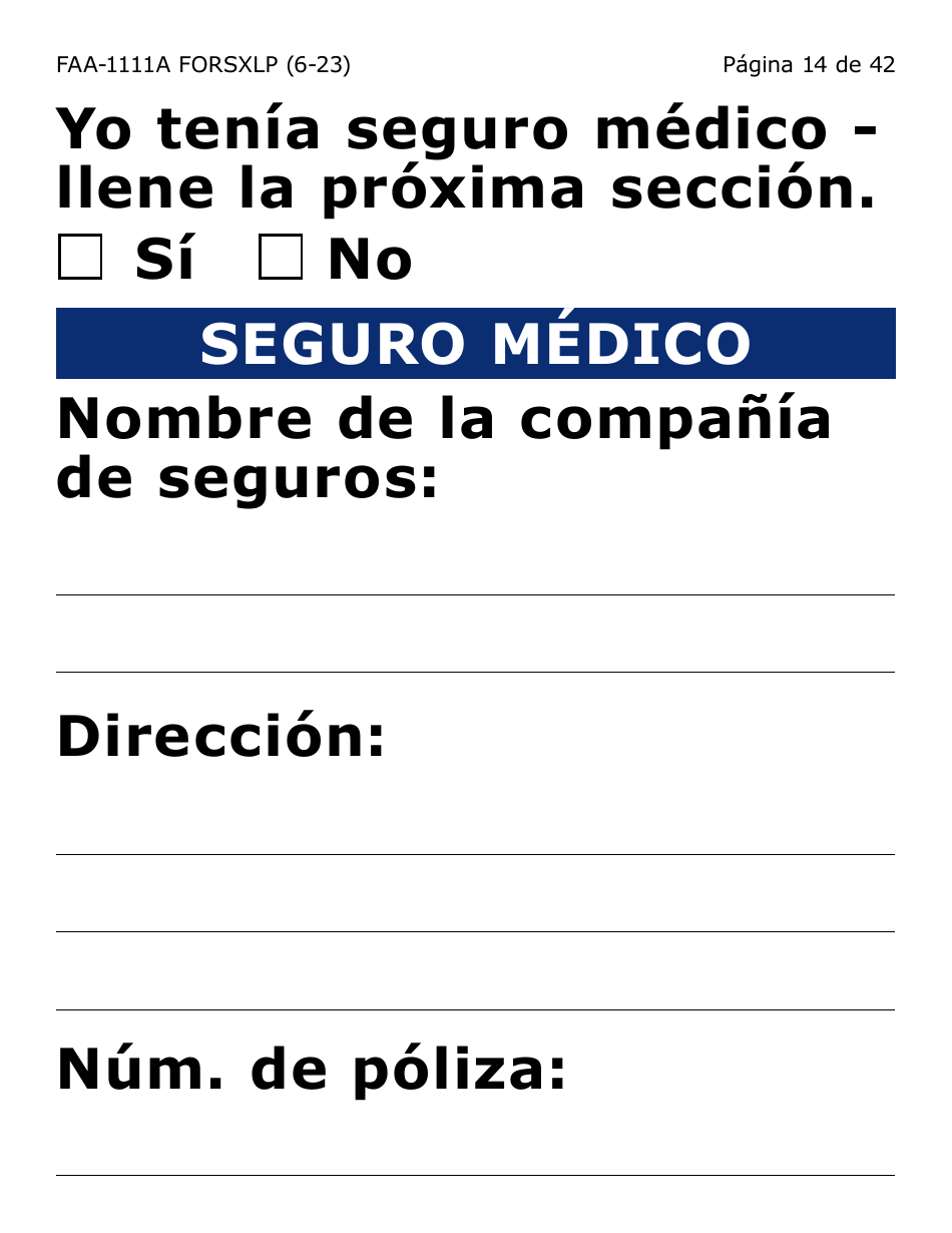 Formulario FAA-1111A-SXLP Formulario Para Verificar La Declaracion Del Participante (Letra Extra Grande) - Arizona (Spanish), Page 14