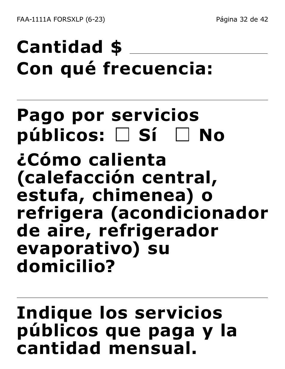 Formulario FAA-1111A-SXLP Formulario Para Verificar La Declaracion Del Participante (Letra Extra Grande) - Arizona (Spanish), Page 32